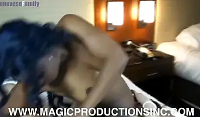 Black lady has some hot lesbian sex with a white tramp and she loves it all