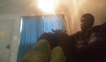 Cute girl with a small booty rides a huge big black cock and enjoys it all