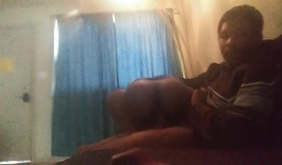 Cute girl with a small booty rides a huge big black cock and enjoys it all