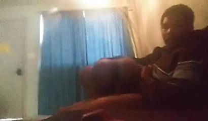 Cute girl with a small booty rides a huge big black cock and enjoys it all