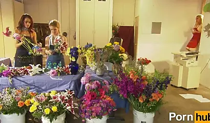 Sweet ebony girl makes love in a passionate manner to a white dude and loves it