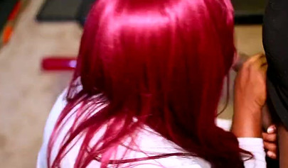 Black stepmom enjoys having her son around so she can fuck and suck his dick