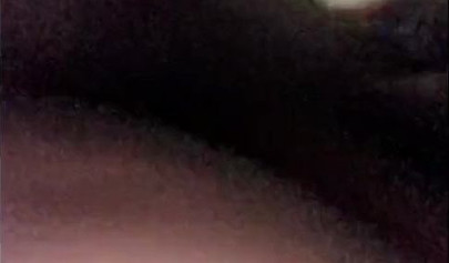 Ebony chick gets fucked until she squirts and the guy fills her cunt up with cum