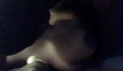 Ebony chick gets fucked until she squirts and the guy fills her cunt up with cum