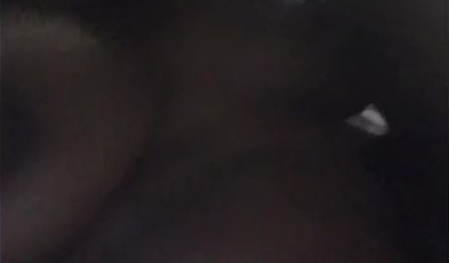 Ebony chick gets fucked until she squirts and the guy fills her cunt up with cum