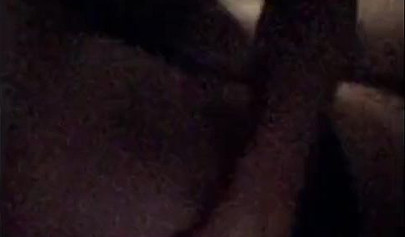 Ebony chick gets fucked until she squirts and the guy fills her cunt up with cum