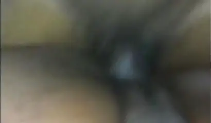 Ebony chick gets fucked until she squirts and the guy fills her cunt up with cum