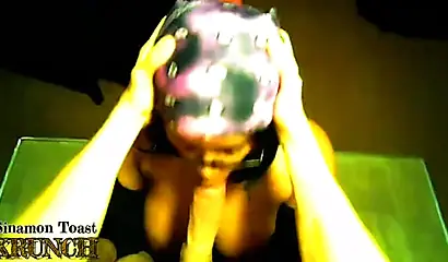 Black girl with glasses gives her landlord a rough deepthroat to remember well