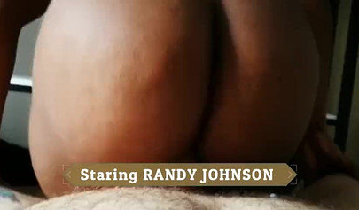 Big ass black teen gives a blowjob and takes a fat shaft in her massive ass