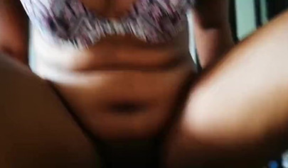 Big ass black teen gives a blowjob and takes a fat shaft in her massive ass