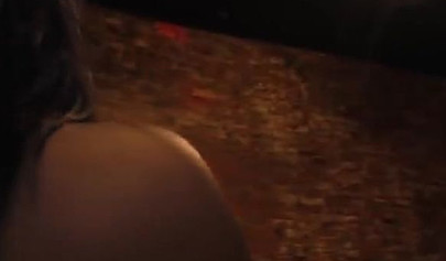 Young ebony stunner has her pussy drilled by many dicks after deepthroating them