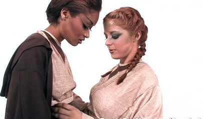 Black lesbian and her lover are fingering and pussy eating while in sixty-nine