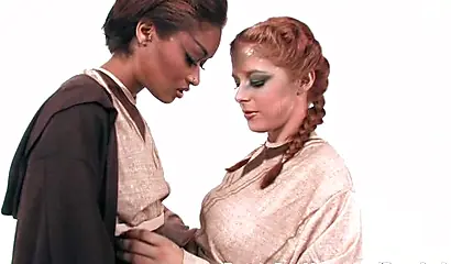 Black lesbian and her lover are fingering and pussy eating while in sixty-nine