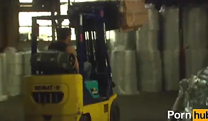 Black babe is happy to suck a cock in public before she is fucked doggy style