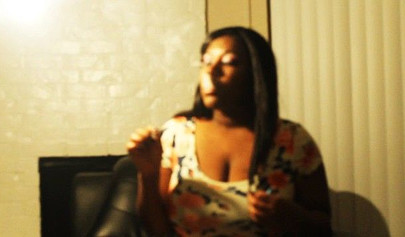 Fat ass ebony smokes before taking a rock hard dick in her mouth and riding it