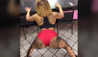 Stunning black girls love to shake their butts while dreaming about large dicks