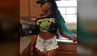 Stunning black girls love to shake their butts while dreaming about large dicks