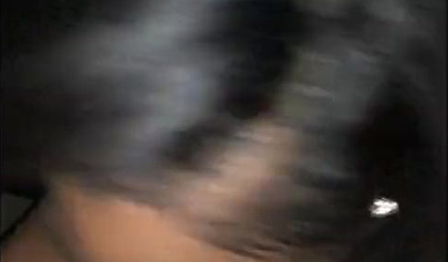 Kinky ebony amateur sucks it deep but then takes a king size dick up her asshole