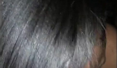 Kinky ebony amateur sucks it deep but then takes a king size dick up her asshole