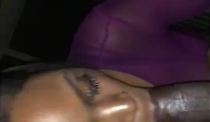 Kinky ebony amateur sucks it deep but then takes a king size dick up her asshole