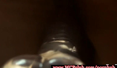 Black lesbians with big butts are fucking their pussies with tongues and fingers