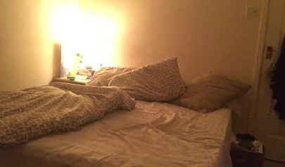 Amateur black teen is being drilled roughly doggy style in her webcam sex show