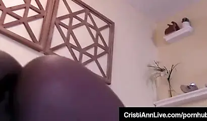 Dazzling ebony Skyler Nicole enjoys hot lesbian sex with sensual Latina Cristi Ann