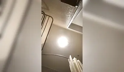 Sexy ebony instagram model showers nude and seduces the audience with her body