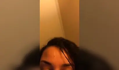 Sexy ebony instagram model showers nude and seduces the audience with her body