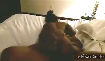 Tattooed black babe enjoys having her dripping wet pussy hammered long and hard