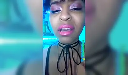 Compilation video of a curvy amateur black babe with a pair of gorgeous big tits