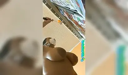 Compilation video of a curvy amateur black babe with a pair of gorgeous big tits