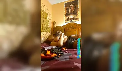 Compilation video of a curvy amateur black babe with a pair of gorgeous big tits