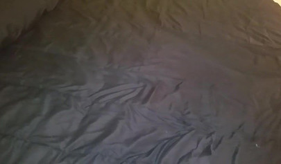 Ebony amateur slobbers on a big black cock before taking it balls deep in her cunt