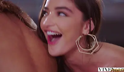 Crazy interracial threesome for a horny stallion