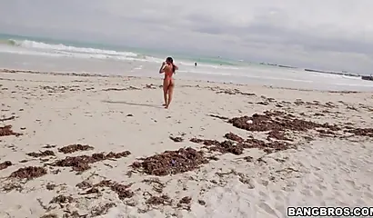 Sexy black lady with beautiful booty is riding a white cock