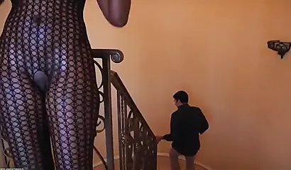 Ebony babe Nyomi Banxxx needs a white cock of Manuel Ferrara