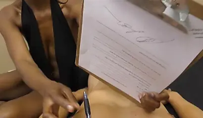 Ebony Seductress Kills With A Stroke