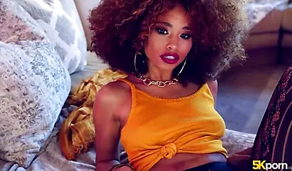 Luxurious goddess Cecilia Lion enjoying a big cock