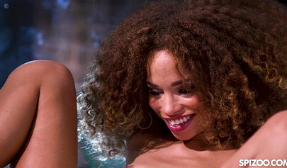 Cute ebony girl Cecilia Lion knows how to ride a big cock