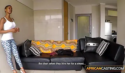 Ebony Babe's Casting Couch Job Interview