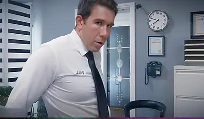 Blonde ebony Breyana Moore is getting fucked and riding a cock