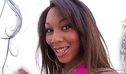 Sweet girl with bubble butt gets her round ass pounded