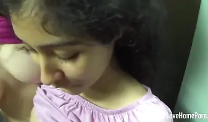 Elevator Threesome with Two Gorgeous Women