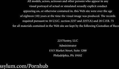 Black hottie Noemie Bilas gets her ass banged on a suitcase