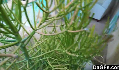 Amazing beauty Cecilia Lion satisfying her stepdaddy