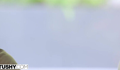 Alexis Tae has hot anal threesome with Kira Noir & Oliver Flynn