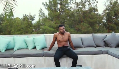 Lala Ivey's bubble butt eaten before taking massive dick