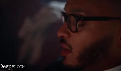 Cecilia Lion sucks stranger's cock while BF watches