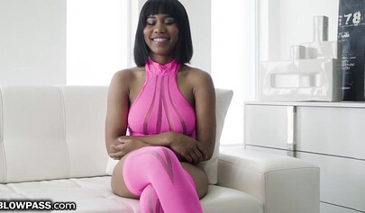 Jenna Foxx loves giving rough blowjobs to Mick Blue